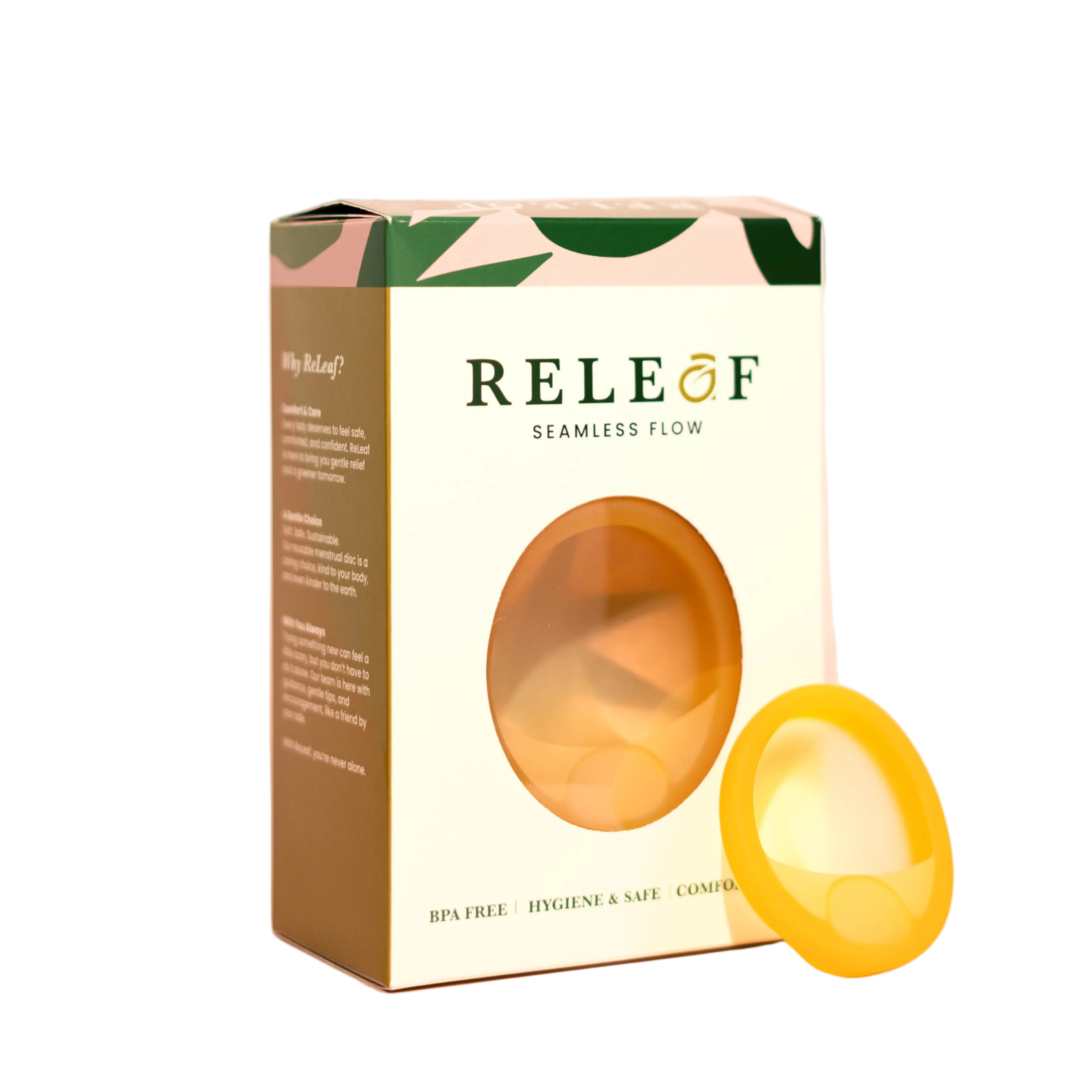 ReLeaf Signature Menstrual Disc - Lemon Gleam – ReLeaf Disc