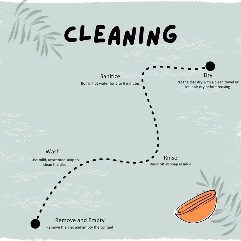 ReLeaf Signature Menstrual Disc - Sunset Orange